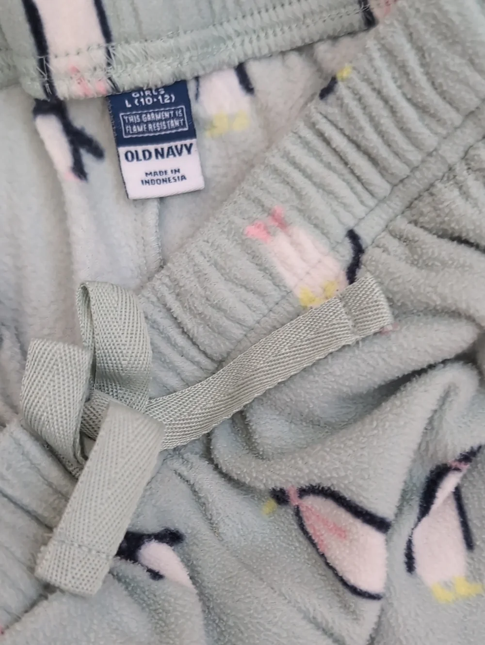 Girl's Old Navy Fleece Pajama Pants (Size L 10/12)